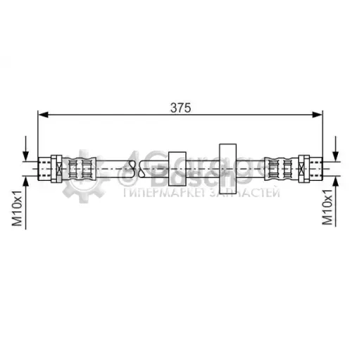 BOSCH 1987476698 Тормозной шланг