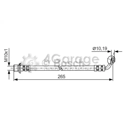 BOSCH 1987481128 Тормозной шланг