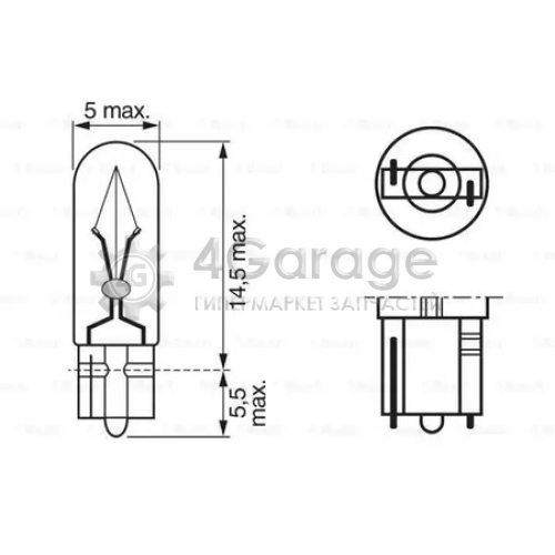 BOSCH 1987302504 Лампа накаливания