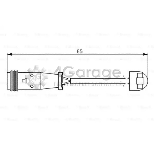 BOSCH 1987473038 Датчик износа торм.колодок