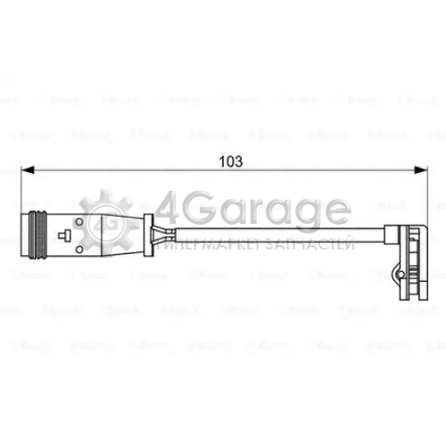 BOSCH 1987473037 Датчик износа торм.колод.