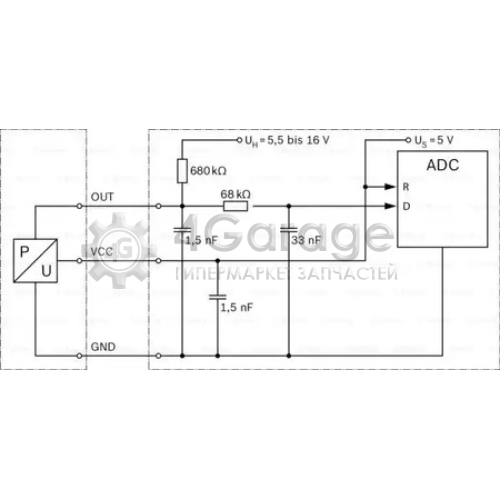 BOSCH 0281002996 Датчик давления Nissan Qashqai Renault Clio Kangoo