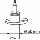 SACHS 314011 Амортизатор газовый передний VW Caddy 15 314011 в Красноярске