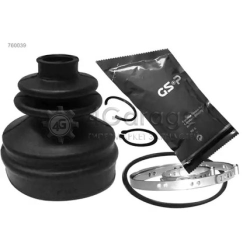 GSP 760039 Пыльник ШРУСа комплект AUDI A3 (8L1)