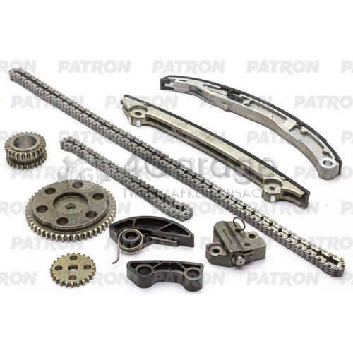 PATRON PTCK119 Комплект цепи ГРМ (Цепь-2, Нат-1, Усп-4, Шест-3)MAZDA: 6 2.3 MPS (L3C1) 02-08 в Красноярске