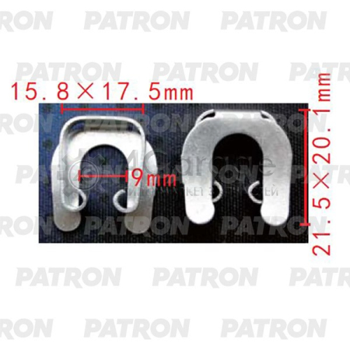 PATRON P372203 Скоба крепежная Скоба VW Audi Seat Skoda Применяемость: педали тормоза