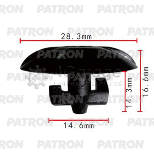 PATRON P372049 Клипса пластмассовая OPEL Применяемость: Держатель внутренней отделки (панель приборов - торпеда)