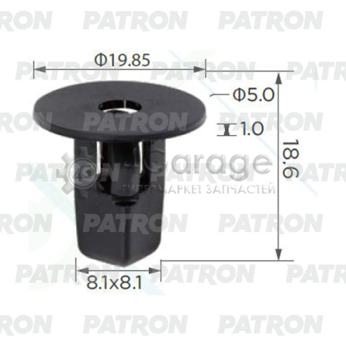 PATRON P370015A Фиксатор пластиковый