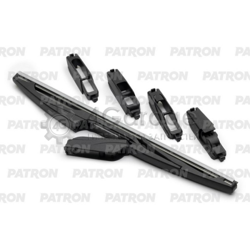 Щетка стеклоочистителя 25см задняя универсальная + 5 адаптеров PATRON PWB250RA в Ростове-на-Дону