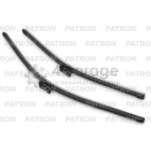 PATRON PWB6151KITA4 Щетки стеклоочистителя 61см + 51см к кт плоская Push Button 16mm AUDI A4 B8