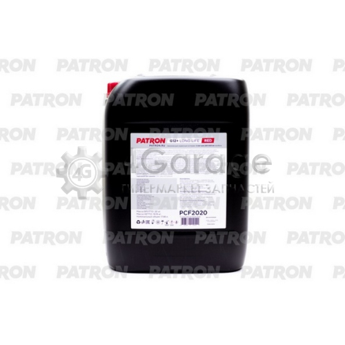 Антифриз 20кг (17.85л) - красный готовый, PATRON RED G12+, TL 774-D/F, G012A8DA1, G012A8FA PATRON PCF2020 в Ростове-на-Дону
