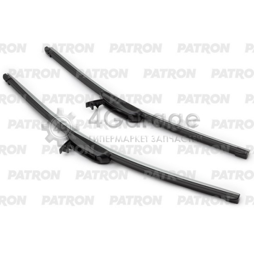 Щетки стеклоочистителя 53см + 48см к кт плоская Hook/под крюк NISAN / VAG PATRON PWB460FS в Ростове-на-Дону