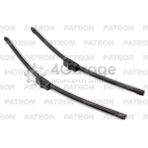 Щетки стеклоочистителя 53см + 48см к кт плоская Side pin MAZDA 3 (BK) / VW Golf IV PATRON PWB470FS в Ростове-на-Дону