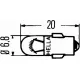 HELLA 8GP002066241 Лампа накаливания внутренее освещение Лампа нака