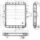 LUZAR LRC1225 Радиатор охлаждения для автомобилей МАЗ ЯМЗ-236