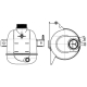 LUZAR LET0938 Бачок расширительный охлаждающей жидкости для автомобилей Largus (12-)/Logan (08-)/Duster (10-)