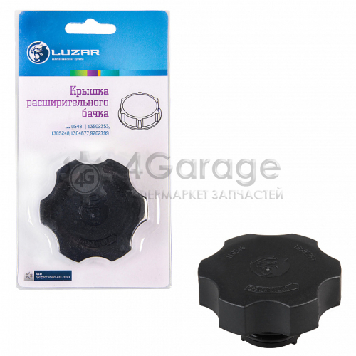 LUZAR LL0548 Крышка расширительного бачка для автомобилей Chevrolet Cruze (09-)/Opel Astra J (10-)