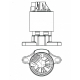 LUZAR LVEG0503 Клапан EGR (рециркуляции отработавших газов) для автомобилей Chevrolet Cruze (09-)/ Lacceti (04-) 1.6i Е4