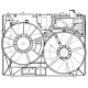 LUZAR LFK1929 Электровентилятор охлаждения для автомобилей RX II (03-) 3.0i/3.3i (2 вент.) (с кожухом)