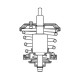 LUZAR LT1806 Термостат для автомобилей VW Passat B6 (05-)/Tiguan (08-)/Skoda Octavia A5 (04-) 1.8T/2.0T (95°С) (термоэл.)