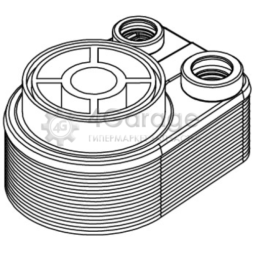 LUZAR LOC0901 Радиатор масляный для а/м Renault Duster (10-)/Megane II (02-)/Scenic II (03-) 1.5DCi