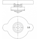 LUZAR LL1905 Крышка (пробка) радиатора для автомобилей Toyota/Mitsubishi/Honda/Mazda/Nissan/Subaru/Suzuki/Hyundai/Kia 1.1 bar (большой клапан)