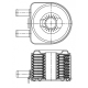 LUZAR LOC2001 Радиатор масляный для автомобилей Boxer (02-)/Jumper (02-) 2.0D/2.2D
