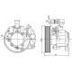 LUZAR LPS1505 Насос ГУР для автомобилей ML (W164) (05-)/GL (X164) (06-)