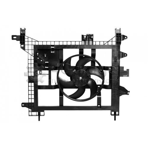 LUZAR LFK0950 Электровентилятор охлаждения для автомобилей Duster (10-) (c кожухом)