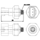 LUZAR LRPS1918 Датчик давления хладагента Toyota Camry (07-)/RAV 4 (06-) (3pin)