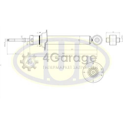 АМОРТИЗАТОР NIS PRIMERA 90 (B4) ПЕР G.U.D. GSA341120 в Москве