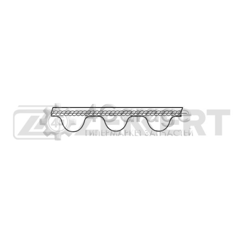 ZEKKERT ZR1049 Ремень зубчатый ГРМ Ford Focus II 05- Mondeo IV 07- Volvo XC60 14- XC90 02- в Красноярске