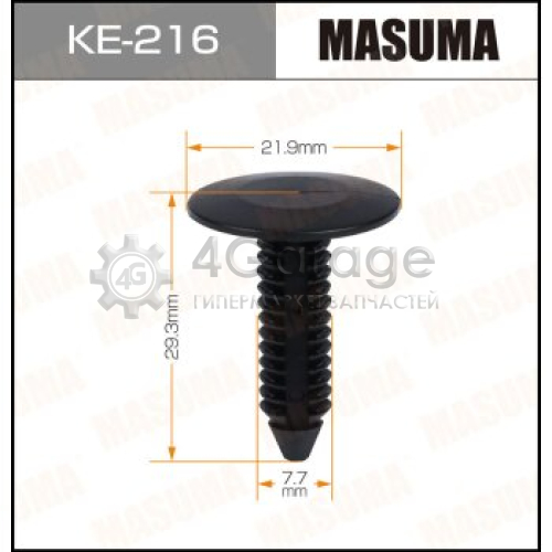 Клипса автомобильная (автокрепеж) MASUMA 216-KE [уп.50] MASUMA KE216 в Нижнем Новгороде