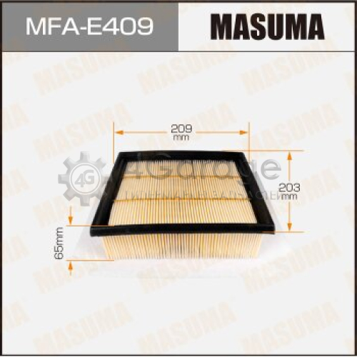 MASUMA MFAE409 Воздушный фильтр A0475 MASUMA LHD OPEL/ CORSA/ V1300, V1600,V1700 06- (1/20)