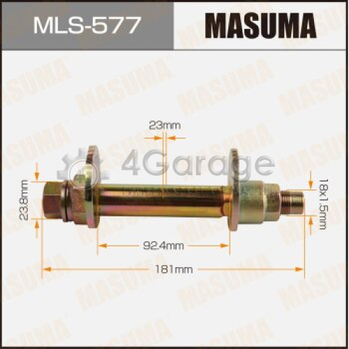 Болт эксцентрик MASUMA комплект. Toyota MASUMA MLS577 в Нижнем Новгороде