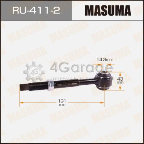 MASUMA RU4112 Сайлентблок MASUMA Camry /ACV30, ACV40, ASV50/ часть тяги rear LH