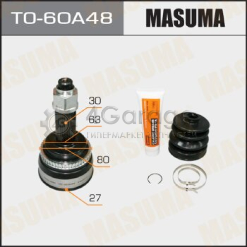 MASUMA TO60A48 ШРУС MASUMA 27x63.3x30x48 (1/6)