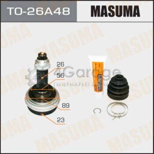 MASUMA TO26A48 ШРУС MASUMA 23x56x26x48 (1/6)