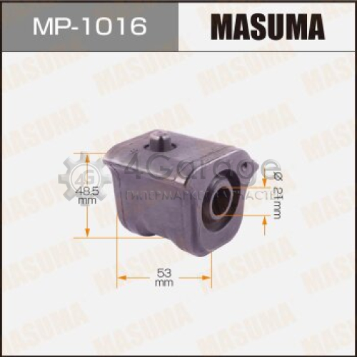 MASUMA MP1016 Втулка стабилизатора MASUMA /front/ AURIS /NZE15#, ZRE15# RH [уп.1]