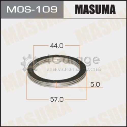 MASUMA MOS109 Кольцо глушителя MASUMA 44 х 57