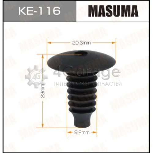 Клипса автомобильная (автокрепеж) MASUMA 116-KE [уп.50] MASUMA KE116 в Ростове-на-Дону