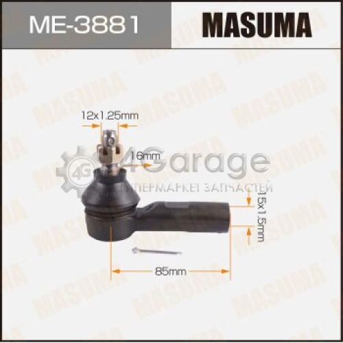 Наконечник рулевой тяги MASUMA HILUX SURF/ KUN15, TGN1# MASUMA ME3881 в Ростове-на-Дону