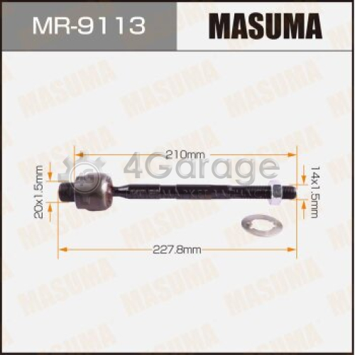 MASUMA MR9113 Рулевая тяга MASUMA CIVIC 2006-