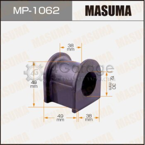 MASUMA MP1062 Втулка стабилизатора MASUMA /front/ HILUX/ KUN25L/26L/35L [уп.2]