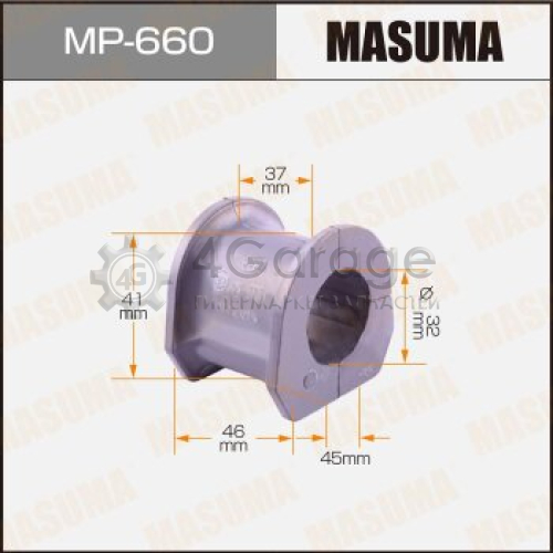 MASUMA MP660 Втулка стабилизатора MASUMA /front/ Delica PE8W [уп.2]