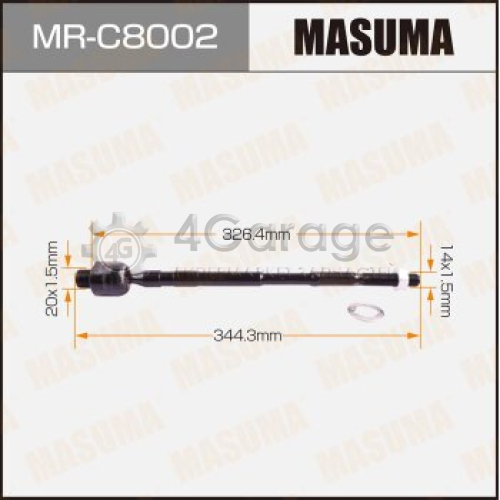 MASUMA MRC8002 Рулевая тяга MASUMA IMPREZA(GR,GV) 2007-. RIBECA