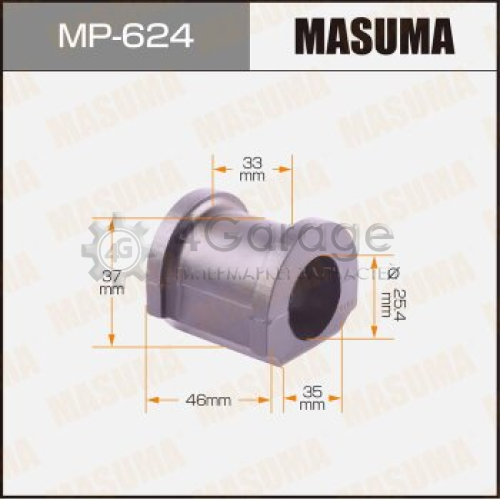 MASUMA MP624 Втулка стабилизатора MASUMA /front/ Civic EU# [уп.2]