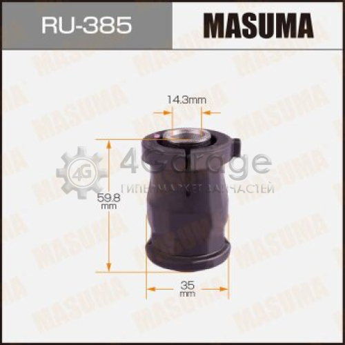 MASUMA RU385 Сайлентблок MASUMA Corolla/Fielder / CE121, NZE12#, ZZE122, ZZE124/ FF