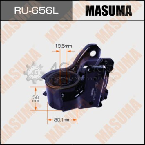 MASUMA RU656L Сайлентблок MASUMA CR-V front low LH