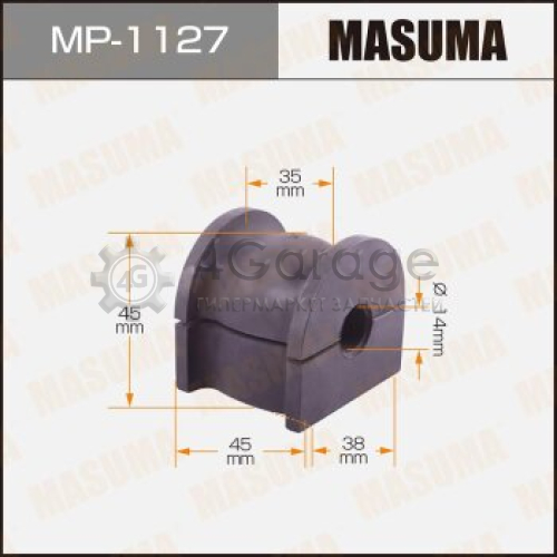 MASUMA MP1127 Втулка стабилизатора MASUMA /rear/ ACCORD 08- [уп.2]